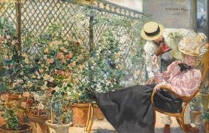 The Floral Terrace by Miguel Hernandez Najera
