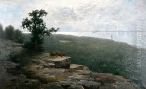 Kustlandskap Med Klipphall