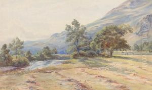 Harvest Scene Loch Lomond by James Heron