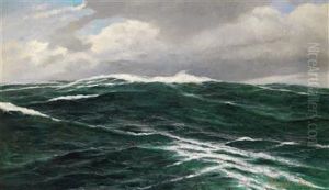 Seascape by Franz Carl Herpel