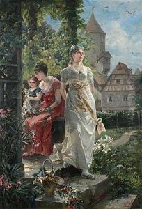 R.u.sig. Und Ortsbez. Munchen, Dinkelsbuhl - Munchen, ?vor Der Hochzeit by Carl Herpfer