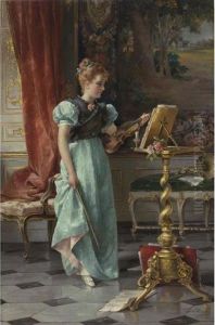 Violinist by Carl Herpfer