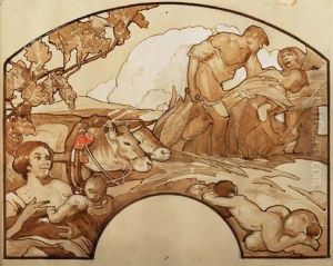 Los Campesinos by Saturnino Herran