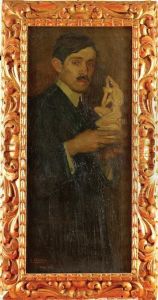 Retrato De Alberto Garduno by Saturnino Herran