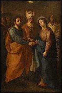Desposorios De La Virgen by Francisco El Viejo Herrera