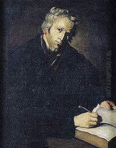Viejo Escritor by Francisco El Viejo Herrera