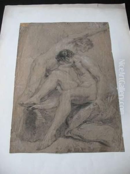 Deux Jeunes Hommes Nus - view 1