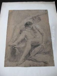 Deux Jeunes Hommes Nus by Willem Jacob Herreyns