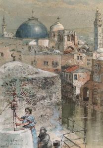 The Pool Of Hezekilh, Jerusalem The Pool Of Hezekilh, Jerusalem