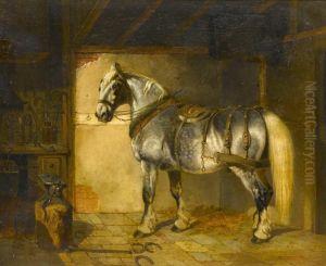 The Farrier's Shop by Benjamin Herring, Jnr.