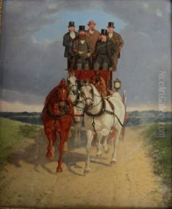 Carriage Scene by Benjamin Herring, Jnr.