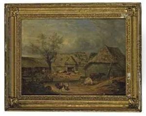 Farmyard Scene by Benjamin Herring, Jnr.