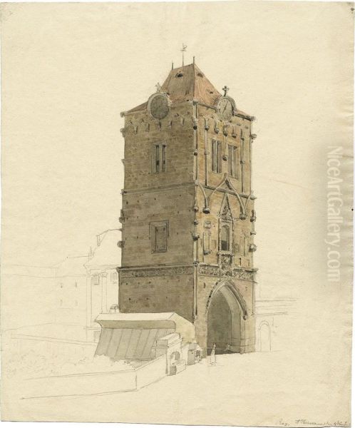 Der Pulverturm In Prag - view 1