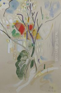 Baum Im Garten by Curt Herrmann