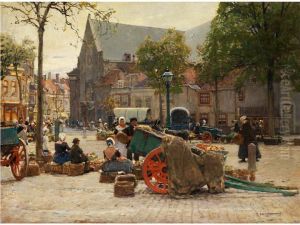 Markt In Vlissingen by Hans Herrmann