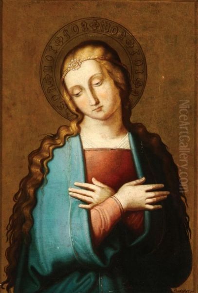 The Virgin At Prayer - view 1
