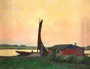 An Der Oste by Theodor Herrmann