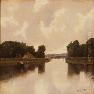 View From The Silkeborg Lakes,
Denmark by Oscar Herschend