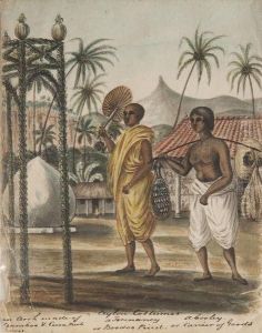 Costumes De L'ile De Ceylan by Louis Hersent
