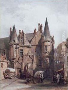 L'entree De L'hotel De Sens by Emile A. Herson