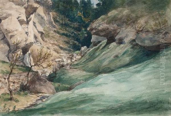 In Der Salzachklamm - view 1