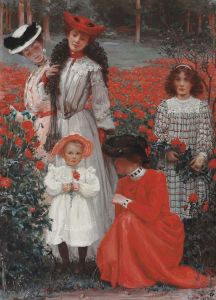 A Family Group by Albert Herter