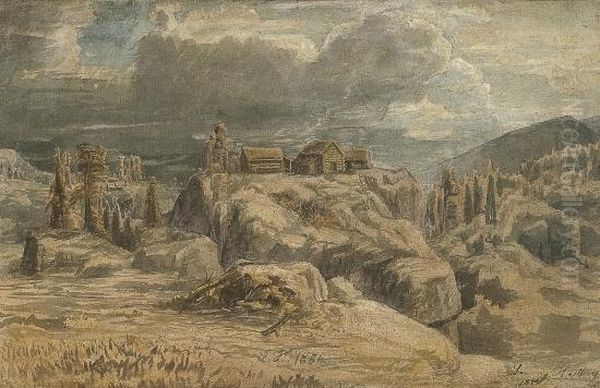 Landscape With A Farm - view 1
