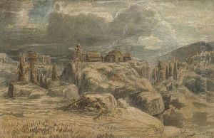 Landscape With A Farm by Lars Hertervig