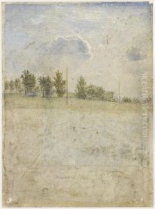 Landskap by Lars Hertervig