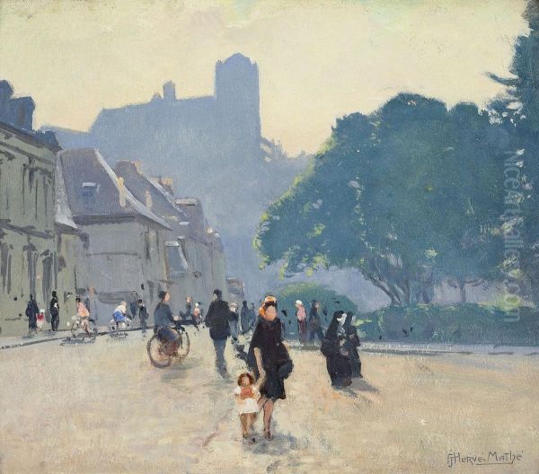Strasse In Le Mans Imfruhling - view 1