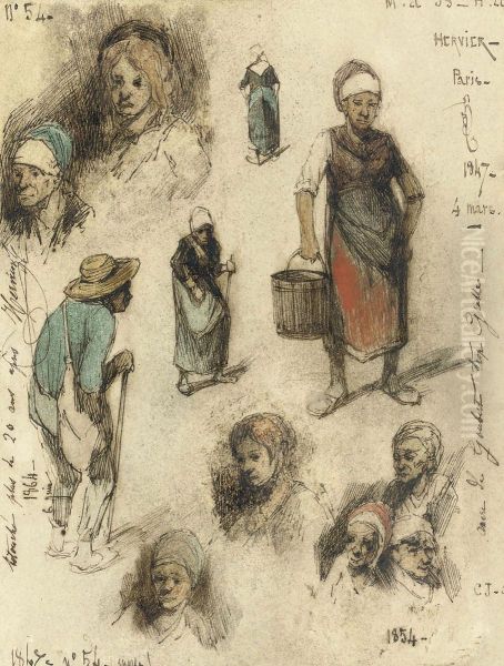 Head And Figure Studies - view 1