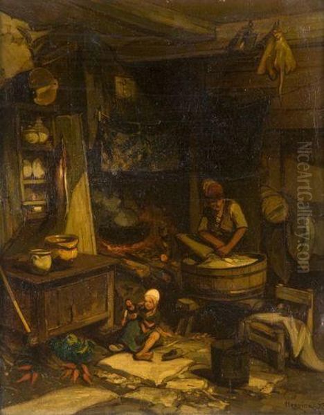 Interieur Avec Une Blanchisseuse - view 1
