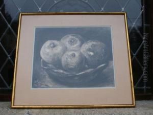 Nature Morte Aux Pommes by Louise Hervieu