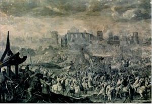 Scena Di Battaglia by Johann Daniel I Herz
