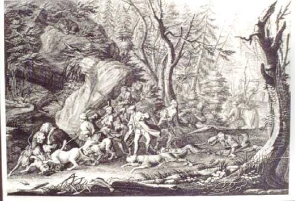 Scena Mysliwska (1723) - view 1