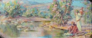 Oued En Kabylie by Edouard Herzig