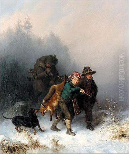 Returning From The Hunt - view 1