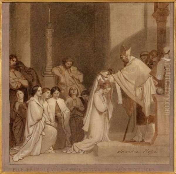 La Consecration De Sainte Genevieve - view 1