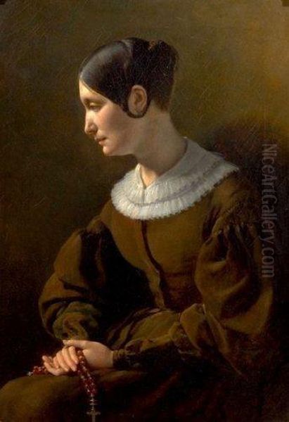 Portrait De Femme En Priere - view 1