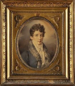 Portrait De Louis-francois- Auguste De Rohan-chabot (1788 -1833) by Henri Joseph Hesse