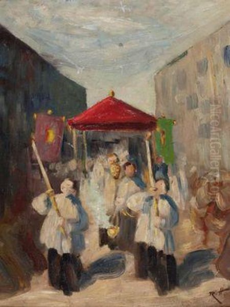 Fronleichnamsprozession - view 1