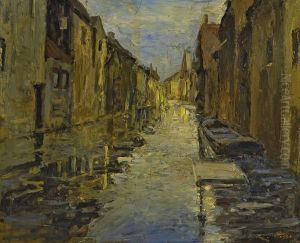 Alter Kanal In Gent by Rudolph Hesse
