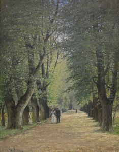 Promenad I Parken by Otto Hesselbom