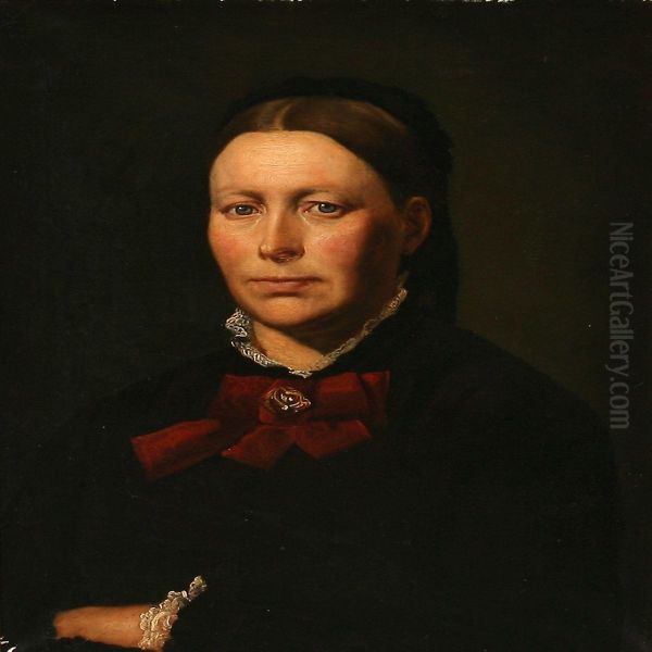 A Pair Of Portraits Of A Married Couple - view 1