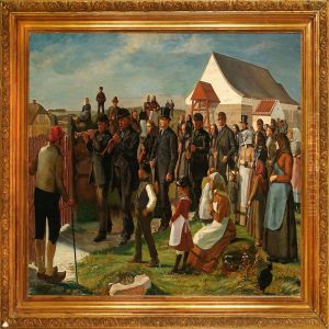 A Newly Married Couple In Western Jutland