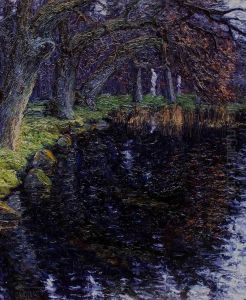 Im Vorfruhling, Park Rheinsberg by Karl Hessmert
