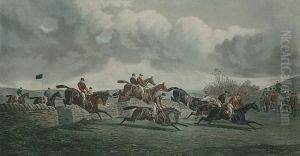 Punchestown, The Coyncham Cup; The Start, The Stone Wall, The Double, The Finish