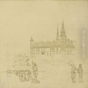 At Elsinore Castle by Christian Frederik Hetsch