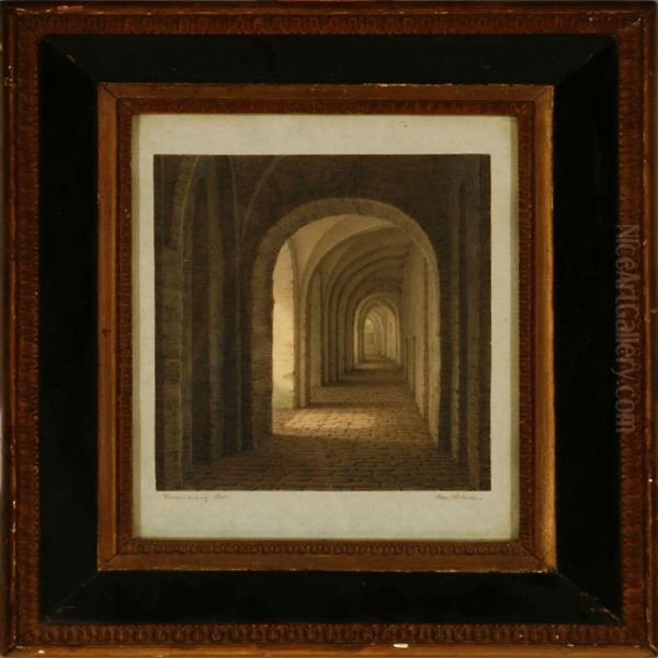 A Romanesque Colonnade - view 1