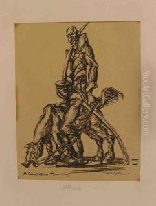 Nikolais Ausritt Zum Sieg by Otto Hettner